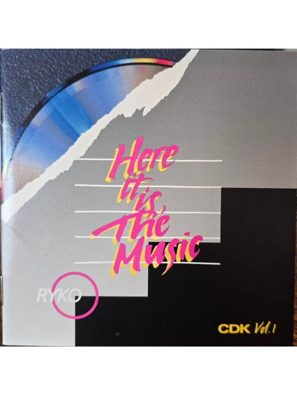 Here It Is The Music CDK Vol. 1 Compilation CD By RykoDisc 1988  - 37861cd